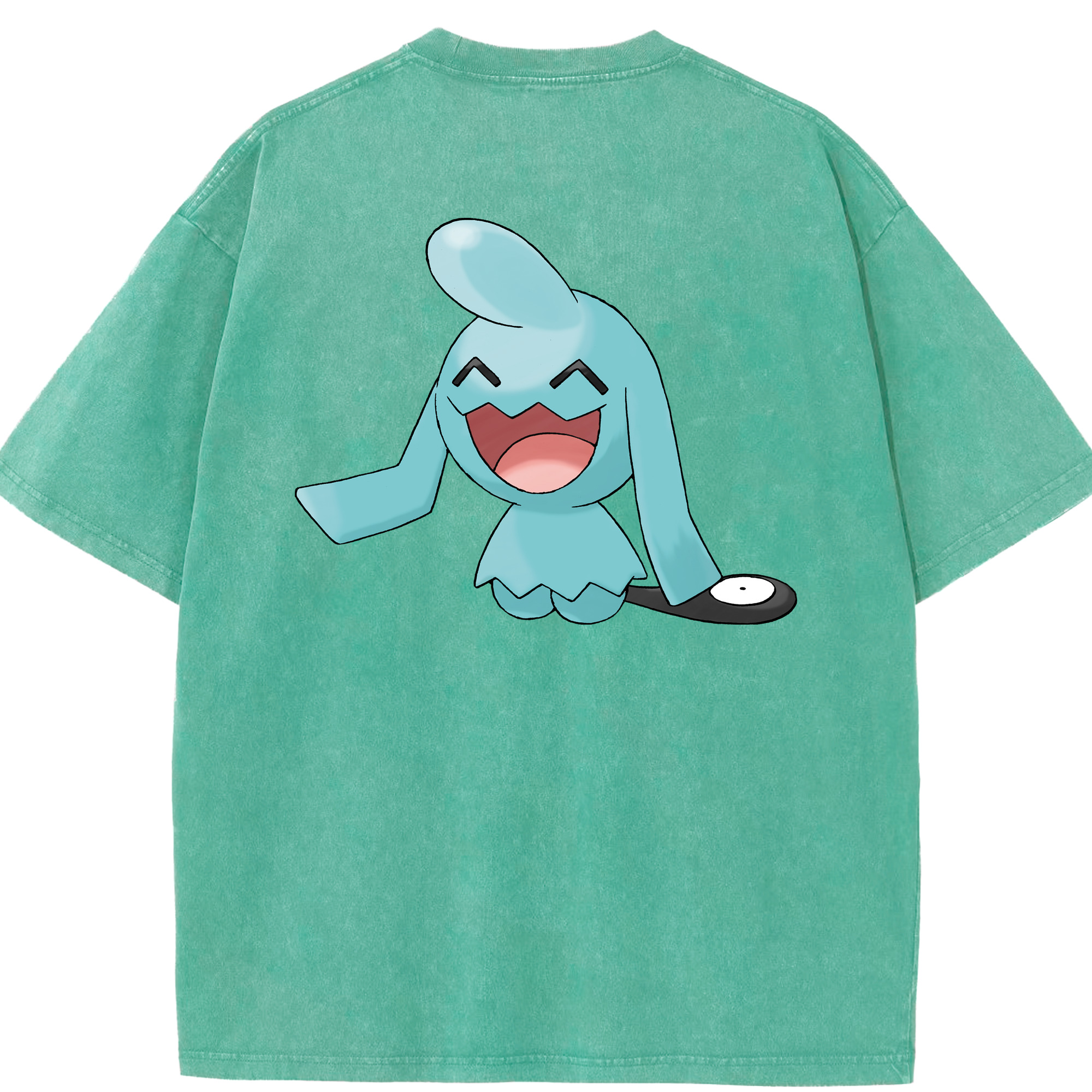 （画像用） ポケットモンスター Pokémon 綿100% ヴィンテージ風 半袖Tシャツ（背面プリント）